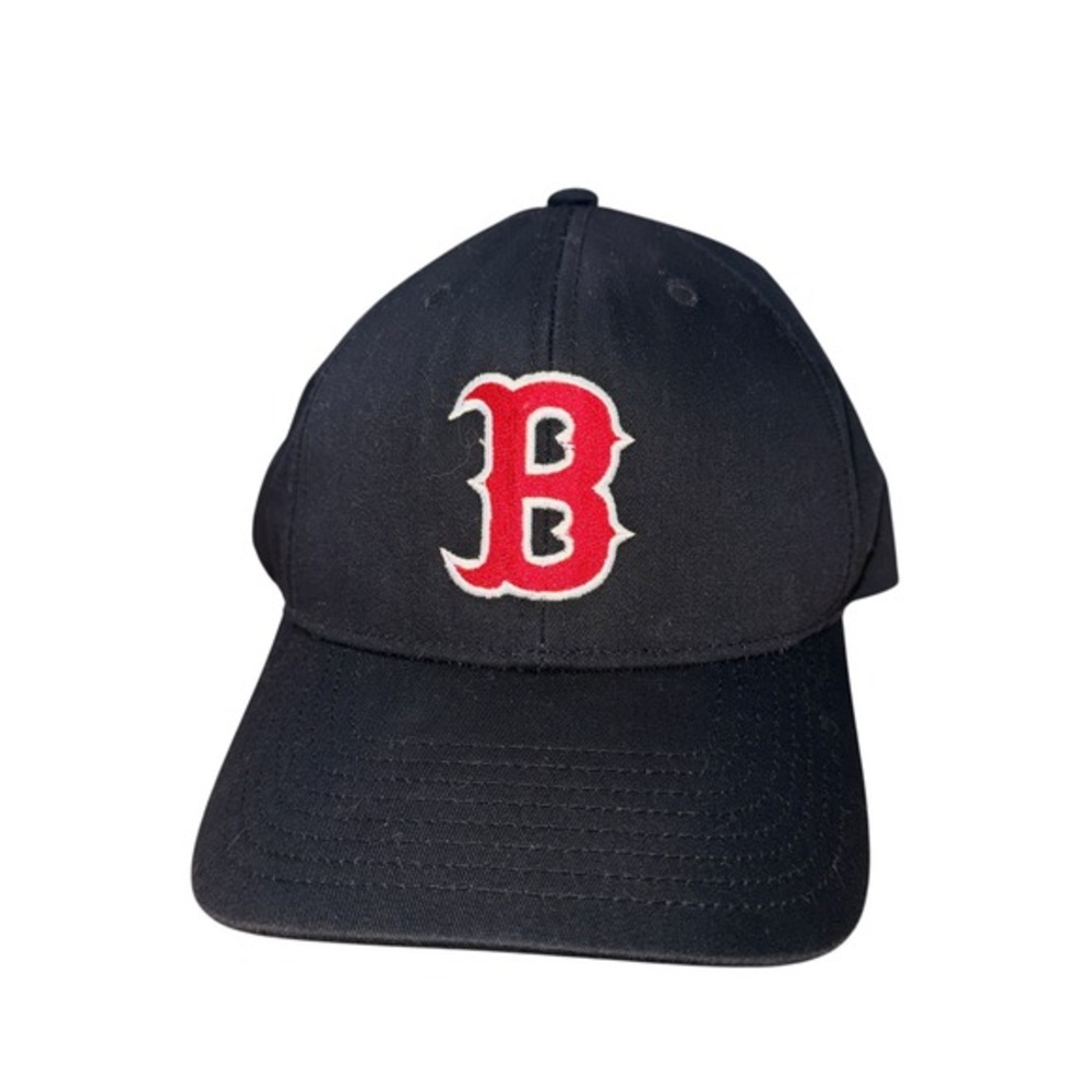 MLB Boston Red Sox Pacific‎ Headwear Baseball Cap Mens Pre-Owned Hat Black Adjs
